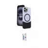 ieg™ iPhone 15 Pro Max Kılıf Kozmos Form Özel Seri - Siyah Bilvis 0.18mm Plus Cam Ekran Koruyucu