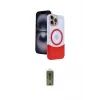 ieg™ iPhone 15 Pro Max Kılıf Kozmos Form Özel Seri - Siyah Joko Magic 5D Hayalet Cam