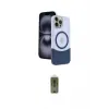 ieg™ iPhone 15 Pro Max Kılıf Kozmos Form Özel Seri - Siyah Joko Magic 5D Hayalet Cam