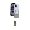 ieg™ iPhone 15 Pro Max Kılıf Kozmos Form Özel Seri - Siyah Joko Magic 5D Hayalet Cam