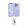 ieg™ iPhone 15 Pro Max Kılıf Kozmos Yansıma Özel Seri - Şeffaf Pasifik Cam Ekran Koruyucu