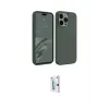 ieg™ iPhone 15 Pro Max Kılıf Kozmos Yansıma Özel Seri - Siyah Bilvis 0.18mm Plus Cam Ekran Koruyucu