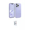 ieg™ iPhone 15 Pro Max Kılıf Kozmos Yansıma Özel Seri - Siyah Bilvis 0.18mm Plus Cam Ekran Koruyucu