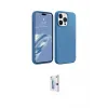 ieg™ iPhone 15 Pro Max Kılıf Kozmos Yansıma Özel Seri - Siyah Bilvis 0.18mm Plus Cam Ekran Koruyucu