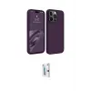 ieg™ iPhone 15 Pro Max Kılıf Kozmos Yansıma Özel Seri - Siyah Bilvis 0.18mm Plus Cam Ekran Koruyucu