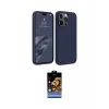 ieg™ iPhone 15 Pro Max Kılıf Kozmos Yansıma Özel Seri - Siyah Buffer Hayalet Cam Ekran Koruyucu