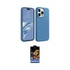 ieg™ iPhone 15 Pro Max Kılıf Kozmos Yansıma Özel Seri - Siyah Buffer Hayalet Cam Ekran Koruyucu