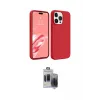 ieg™ iPhone 15 Pro Max Kılıf Kozmos Yansıma Özel Seri - Siyah Vanessa Magic Hayalet Cam