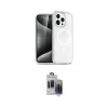 ieg™ iPhone 15 Pro Max Kılıf Nova Asil Prime - Siyah Vanessa Magic Hayalet Cam