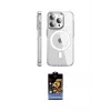ieg™ iPhone 15 Pro Max Kılıf Nova Doku - Siyah Buffer Hayalet Cam Ekran Koruyucu