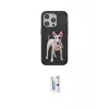 ieg™ iPhone 15 Pro Max Kılıf Nova Form Koleksiyonu - Siyah Bilvis 0.18mm Plus Cam Ekran Koruyucu