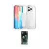 ieg™ iPhone 15 Pro Max Kılıf Nova Işık Koleksiyonu - Şeffaf 360 Full Body Arka Koruyucu