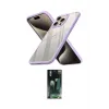 ieg™ iPhone 15 Pro Max Kılıf Nova Işık Serisi - Siyah 360 Mat Full Body Arka Koruyucu