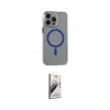 ieg™ iPhone 15 Pro Max Kılıf Odak Form Özel Seri - Siyah Bilvis 3D Mat Cam Ekran Koruyucu