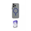 ieg™ iPhone 15 Pro Max Kılıf Odak Form Özel Seri - Siyah Bilvis 5in1 3D Magic Cam Ekran Koruyucu