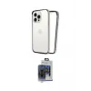 ieg™ iPhone 15 Pro Max Kılıf Pusula Asil Koleksiyonu - Siyah Vanessa Magic Cam