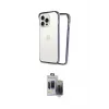 ieg™ iPhone 15 Pro Max Kılıf Pusula Asil Koleksiyonu - Siyah Vanessa Magic Hayalet Cam