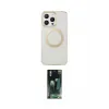 ieg™ iPhone 15 Pro Max Kılıf Pusula Form - Şeffaf 360 Full Body Arka Koruyucu
