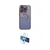 ieg™ iPhone 15 Pro Max Kılıf Pusula Form - Siyah 3D Antistatik Seramik Nano Ekran Koruyucu