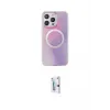ieg™ iPhone 15 Pro Max Kılıf Pusula Form - Siyah Bilvis 0.18mm Plus Cam Ekran Koruyucu