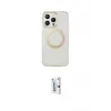 ieg™ iPhone 15 Pro Max Kılıf Pusula Form - Siyah Bilvis 0.18mm Plus Cam Ekran Koruyucu