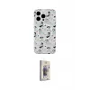 ieg™ iPhone 15 Pro Max Kılıf Pusula Form - Siyah Bilvis 3D Cam Ekran Koruyucu