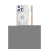 ieg™ iPhone 15 Pro Max Kılıf Pusula Minimal Koleksiyonu - Siyah Bilvis 3D Mat Cam Ekran Koruyucu