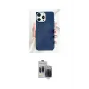 ieg™ iPhone 15 Pro Max Kılıf Pusula Modern - Siyah Vanessa Magic Hayalet Cam