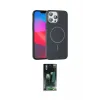 ieg™ iPhone 15 Pro Max Kılıf Siluet Doku Özel Seri - Şeffaf 360 Full Body Arka Koruyucu