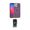 ieg™ iPhone 15 Pro Max Kılıf Siluet Doku Özel Seri - Şeffaf 360 Full Body Arka Koruyucu