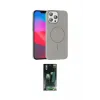 ieg™ iPhone 15 Pro Max Kılıf Siluet Doku Özel Seri - Şeffaf 360 Full Body Arka Koruyucu