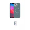 ieg™ iPhone 15 Pro Max Kılıf Siluet Doku Özel Seri - Siyah Bilvis 0.18mm Plus Cam Ekran Koruyucu