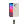 ieg™ iPhone 15 Pro Max Kılıf Siluet Doku Özel Seri - Siyah Joko Magic 5D Hayalet Cam