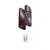 ieg™ iPhone 15 Pro Max Kılıf Siluet Doku - Siyah Bilvis 0.18mm Plus Cam Ekran Koruyucu