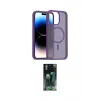 ieg™ iPhone 15 Pro Max Kılıf Siluet Minimal Prime - Şeffaf 360 Full Body Arka Koruyucu