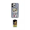 ieg™ iPhone 15 Pro Max Kılıf Siluet Modern Özel Seri - Siyah Buffer Cam Ekran Koruyucu
