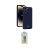 ieg™ iPhone 15 Pro Max Kılıf Vadi Çizgi Prime - Siyah Polymer Nano Ekran Koruyucu