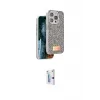 ieg™ iPhone 15 Pro Max Kılıf Vadi Klasik Serisi - Siyah Bilvis 0.18mm Plus Cam Ekran Koruyucu