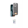 ieg™ iPhone 15 Pro Max Kılıf Vadi Klasik Serisi - Siyah Bilvis 0.18mm Plus Cam Ekran Koruyucu