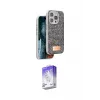 ieg™ iPhone 15 Pro Max Kılıf Vadi Klasik Serisi - Siyah Bilvis 5in1 3D Magic Cam Ekran Koruyucu