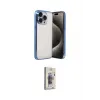 ieg™ iPhone 15 Pro Max Kılıf Vadi Minimal - Siyah Bilvis 3D Cam Ekran Koruyucu