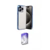 ieg™ iPhone 15 Pro Max Kılıf Vadi Minimal - Siyah Bilvis 5in1 3D Magic Cam Ekran Koruyucu