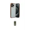 ieg™ iPhone 15 Pro Max Kılıf Vadi Minimal - Siyah Joko Magic 5D Hayalet Cam