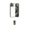 ieg™ iPhone 15 Pro Max Kılıf Vadi Minimal - Siyah Joko Magic 5D Hayalet Cam