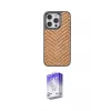 ieg™ iPhone 15 Pro Max Kılıf Vadi Özel Seri - Siyah Bilvis 5in1 3D Magic Cam Ekran Koruyucu