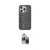 ieg™ iPhone 15 Pro Max Kılıf Vadi Özel Seri - Siyah Vanessa Magic Hayalet Cam