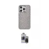 ieg™ iPhone 15 Pro Max Kılıf Vadi Özel Seri - Siyah Vanessa Magic Hayalet Cam