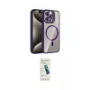 ieg™ iPhone 15 Pro Max Kılıf Yadigar Asil Koleksiyonu - Şeffaf Pasifik Cam Ekran Koruyucu
