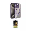 ieg™ iPhone 15 Pro Max Kılıf Yadigar Asil Koleksiyonu - Siyah Buffer Cam Ekran Koruyucu