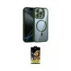 ieg™ iPhone 15 Pro Max Kılıf Yadigar Asil Koleksiyonu - Siyah Buffer Cam Ekran Koruyucu